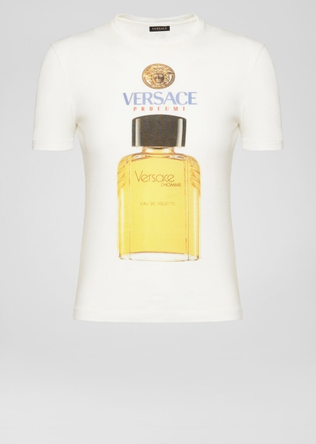 Versace Scents Motif T-shirt Dam - 352976NDO